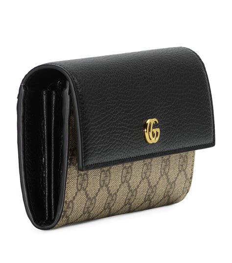 gucci gg wallet womens|Gucci gg marmont continental wallet.